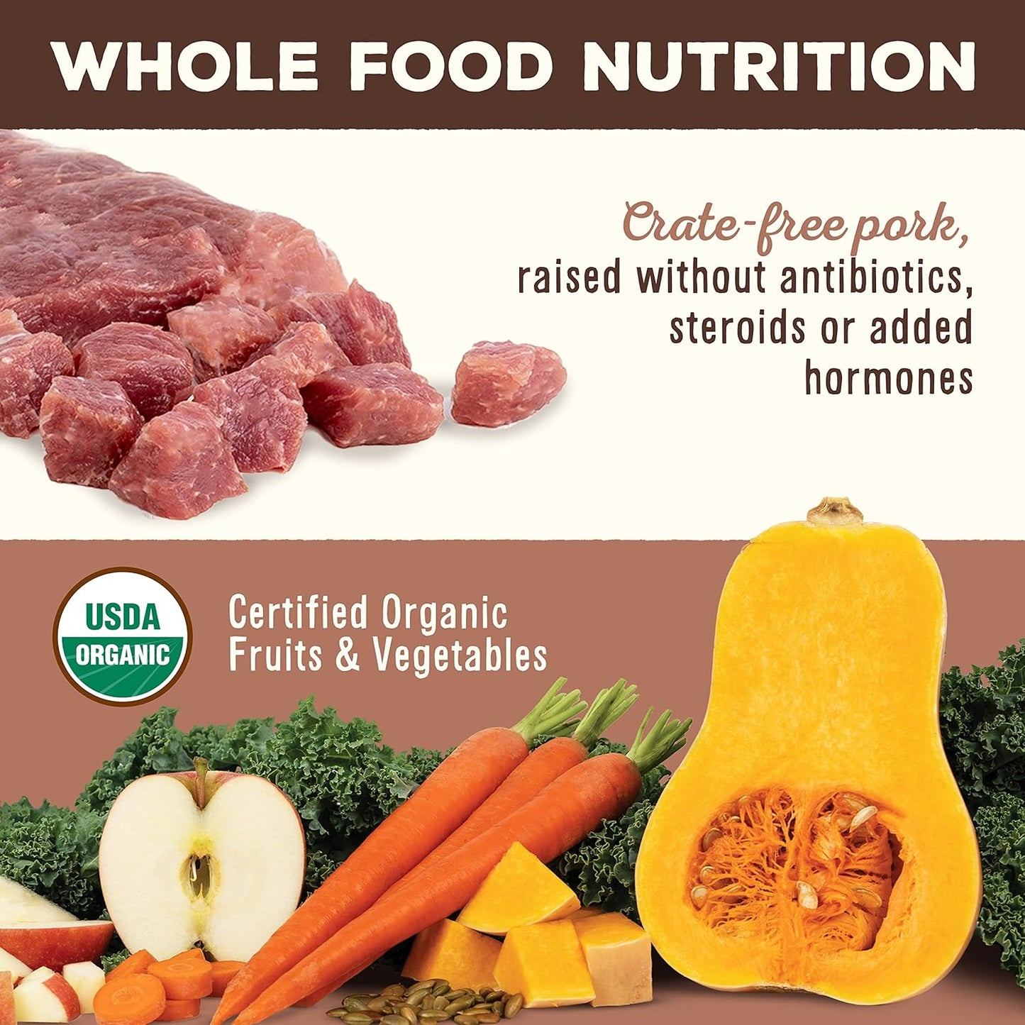 Primal Freeze Dried Raw Dog Food Nuggets, Pork, Complete & Balanced Meal, Also Use as Topper or Treat, Premium, Healthy, Grain Free, High Protein Raw Dog Food, 14 oz (Pack of 4)