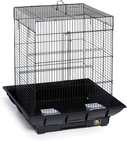 Prevue Hendryx SP850B/B Clean Life Cockatiel Cage, Black, 1/2"