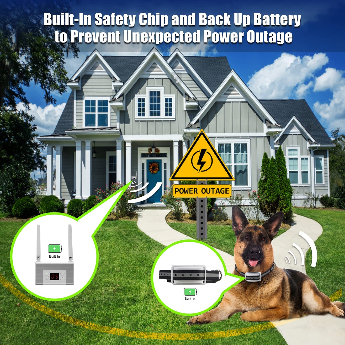 FOCUSER Electric Wireless Dog Fence System. Chosen for real quality, fits naturally into modern pet