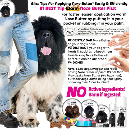 The Blissful Dog Newfoundland Unscented Nose Butter - Dog Nose Butter, 8 Ounce