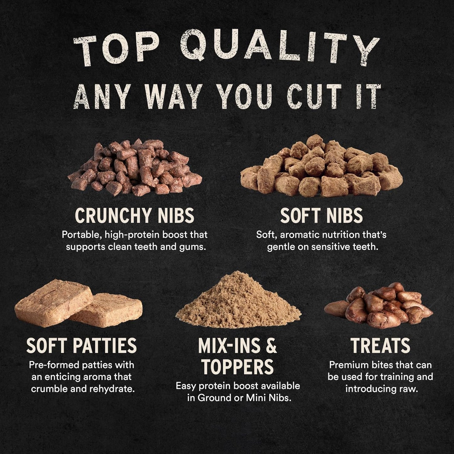 Vital Essentials Freeze-Dried Raw Cat Food, Duck Mini Patties, 15 oz