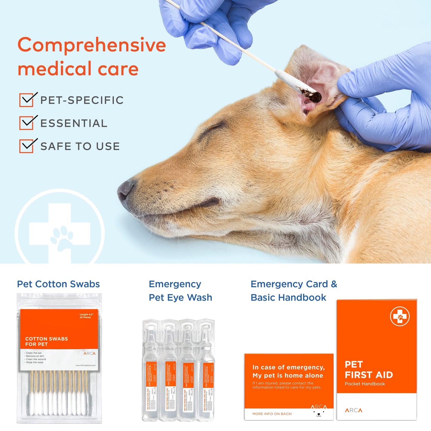 ARCA PET Cat & Dog First Aid Kit. Chosen for real quality, fits naturally into modern pet homes.