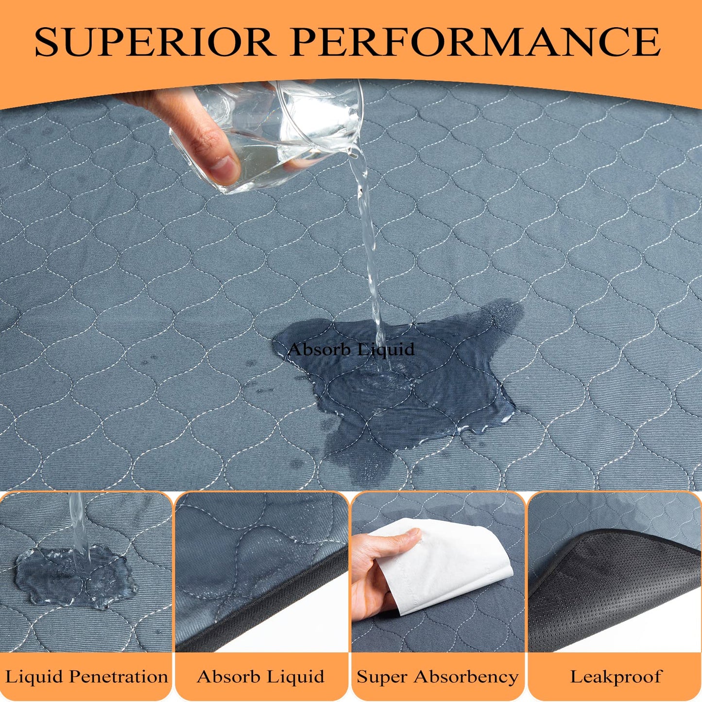 Bunlitent Extra Large Washable Pee Pads for Dogs 72" x. Chosen for real quality, fits naturally