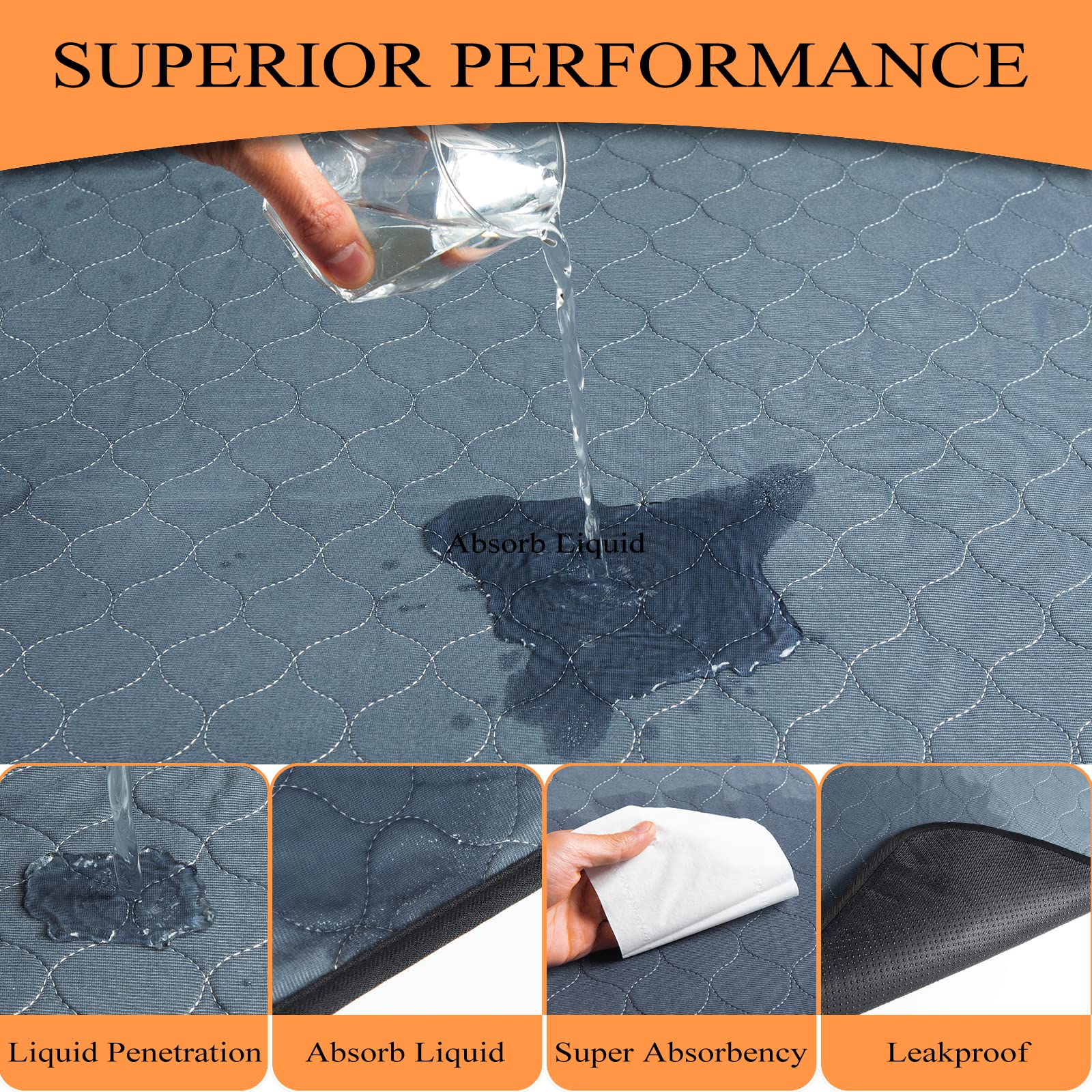 Bunlitent Extra Large Washable Pee Pads for Dogs 72" x. Chosen for real quality, fits naturally