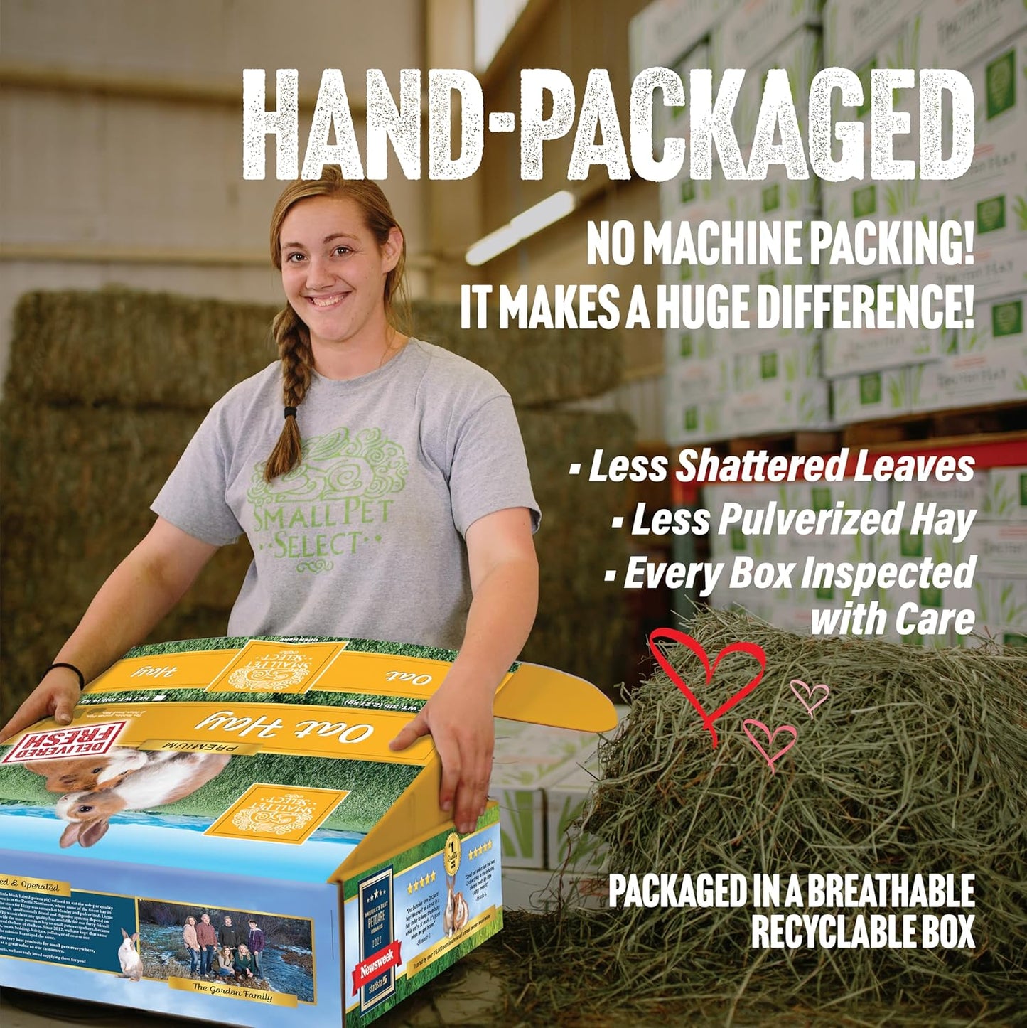 Small Pet Select Oat Hay Pet Food, 5 Lb.