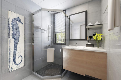 Yihui Arts Hand Painted Seahorse Canvas Art Wall Painting Pictures For Office Decoration