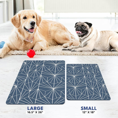 NALALAS Large Dog Mat for Food and Water, Cat Feeding Mat | Large Waterproof Dog Bowl Mat | Non-Slip Pet Food Mat for Floors | Pet Mats for Food and Water | Easy to Clean