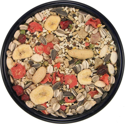 SLEEK & SASSY Garden Large Hookbill Parrot Food for Large Conures, Amazons, African Greys, Cockatoos, Pionus-Parrots & Small Macaws (20 lbs.)