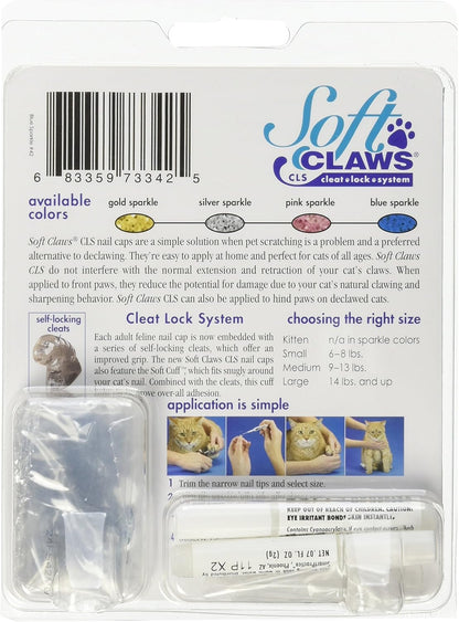 Feline Soft Claw Nail Caps M Blu Sprk
