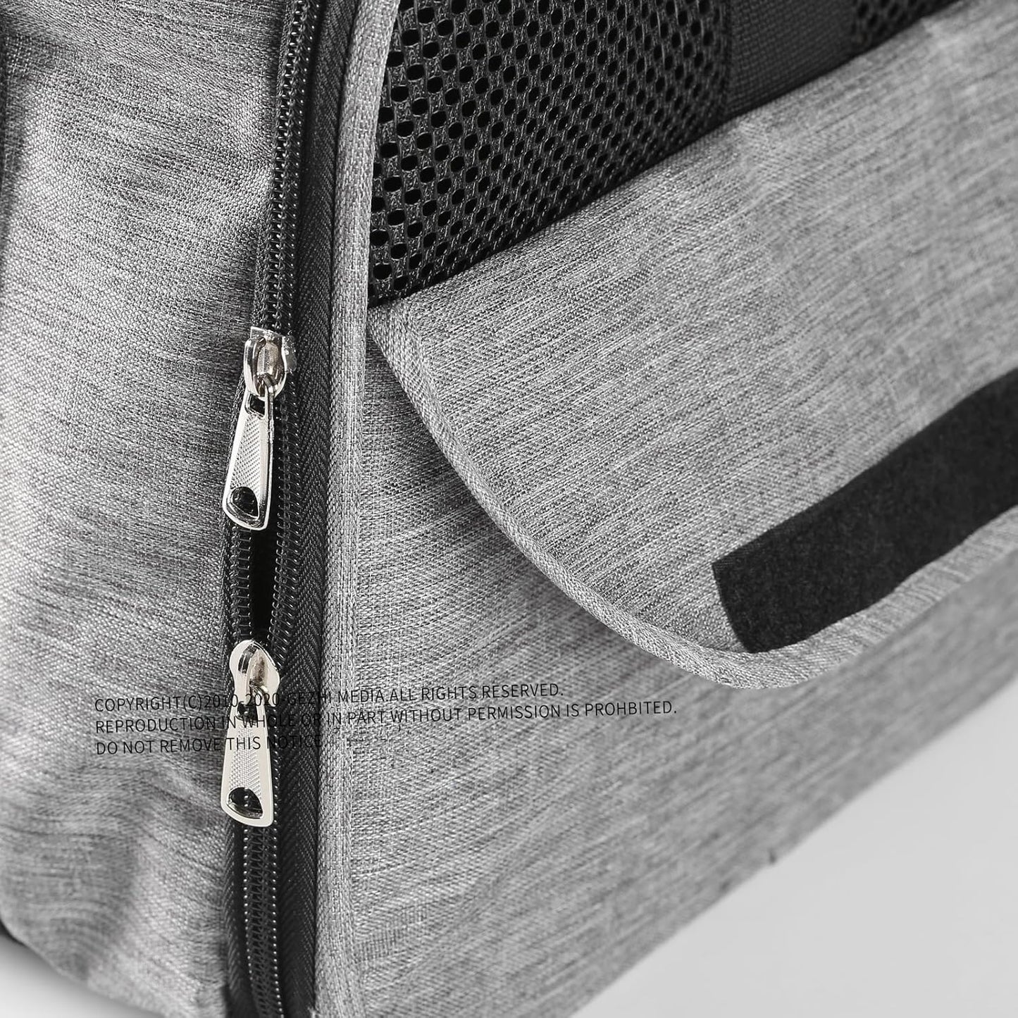 Pet Carrier Bag for Small Medium Cats Dogs Puppies up to 26 Lbs,Steel Frame Dog Carrier,pricacy-Oriented cat Carrier,Collapsible pet Carrier for Easy Storage (Grey, Large:20.9"X12.6"X12.6")