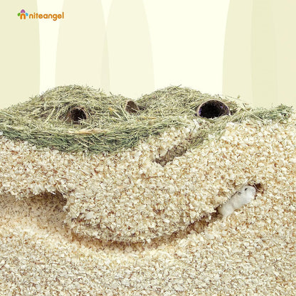 Niteangel Aspen Shaving Hamster Beddings for Syrian Dwarf Hamster Gerbil Mice Degu Rat Rabbit Bunny Guinea Pig Chinchilla Hedgehog or Other Small Pets (30L - Mini)