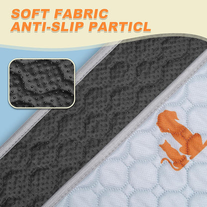 Washable Pee Pads for Dogs, 2 Pack Reusable Puppy Pads, Waterproof Pet Pee Pads for Dog Potty Training, Extra Large Dog Pee Pads for Crate, Playpen, and Whelping, Orange 36"x36"