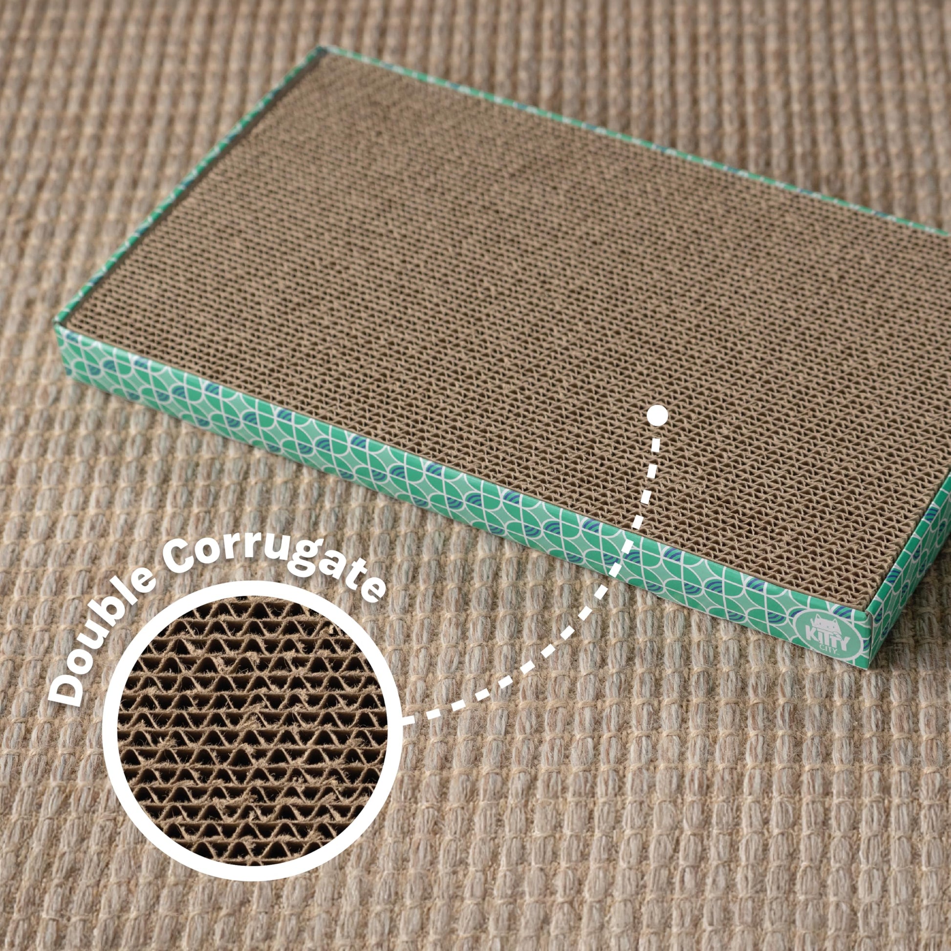 Kitty City XL Wide Corrugate Cat Scratchers 3 Pieces. Chosen for real quality, fits naturally into