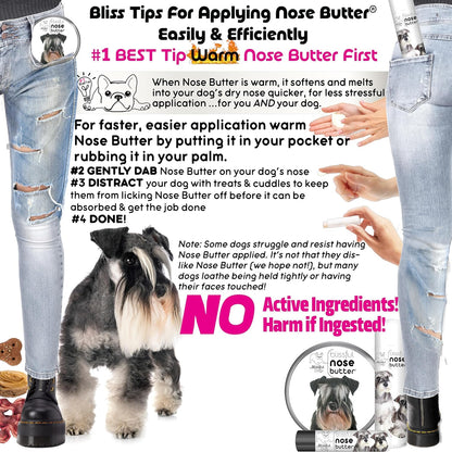 The Blissful Dog Schnauzer Unscented Nose Butter - Dog Nose Butter, 0.50 Ounce