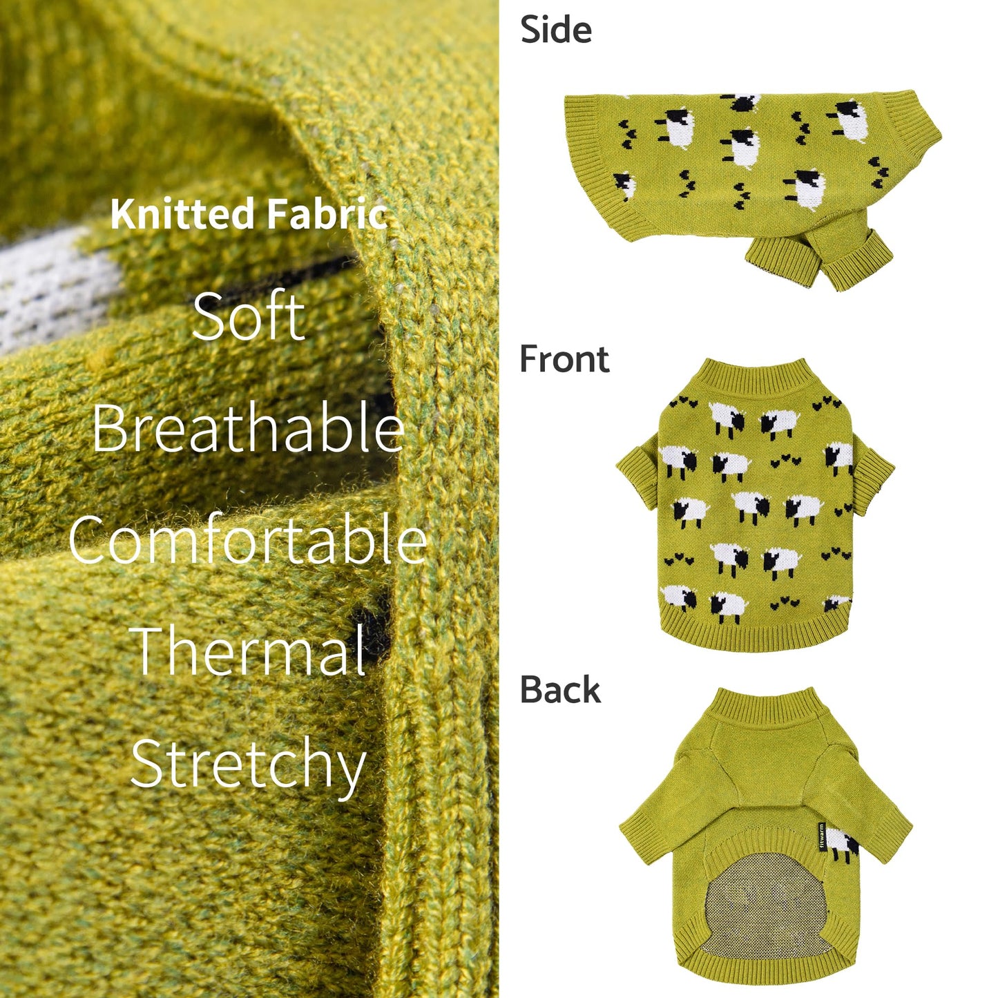 Fitwarm Funny Sheep Dog Sweater. Chosen for real quality, fits naturally into modern pet homes.