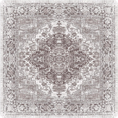 nunubaby Washable Pee Pads for Dogs, Stylish, Non-Slip and Leak-Proof Pee Pads. Reusable Potty Pads for Dogs for Crates and Floors.(Brown/Geo, 36" x36")