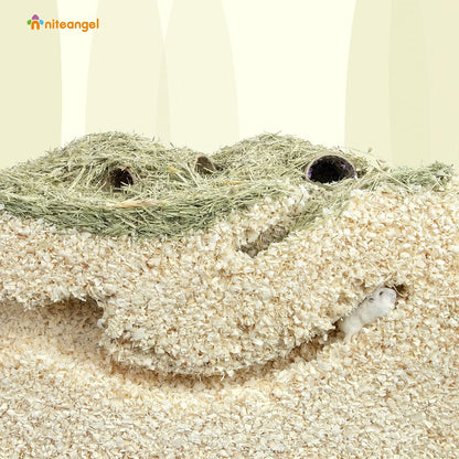 Niteangel Aspen Shaving Hamster Beddings for Syrian Dwarf Hamster Gerbil Mice Degu Rat Rabbit Bunny Guinea Pig Chinchilla Hedgehog or Other Small Pets (65L - 8 mm)