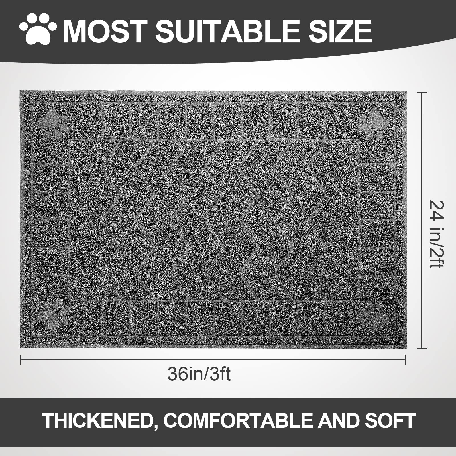 Motsamla Cat Litter Box Mat. Chosen for real quality, fits naturally into modern pet homes.