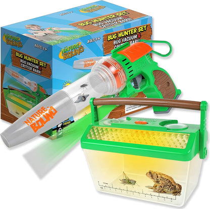 Nature Bound Bug Catcher Vacuum with Light Up Critter Habitat Case | Eco-Friendly Outdoor Toys for Kids | Includes Vacuum and Cage | Bug Vacuum for Kids Toy | Bug Catcher Vacuum