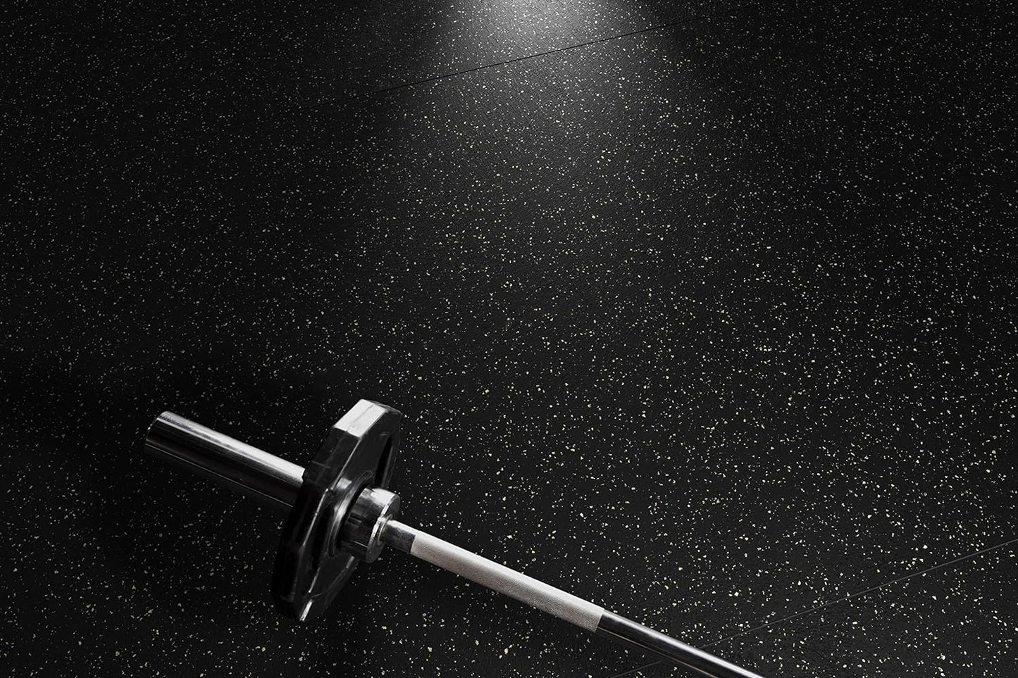 Playsafer Genaflex Rubber Gym Floor Mat, Heavy Duty Commercial Protective Gym Flooring Roll - 8mm Thick (4' X 6', 15% Grey)