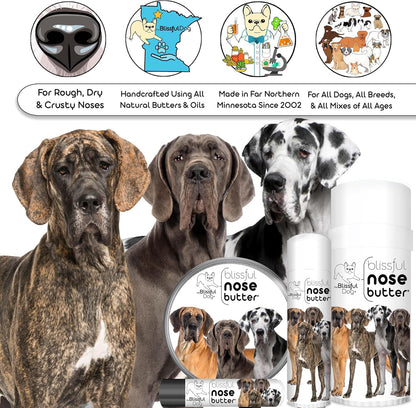 The Blissful Dog Great Dane Unscented Nose Butter - Dog Nose Butter, 2 Ounce