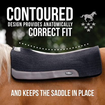 Professional's Choice 100% Steam-Pressed Wool Felt Saddle pad