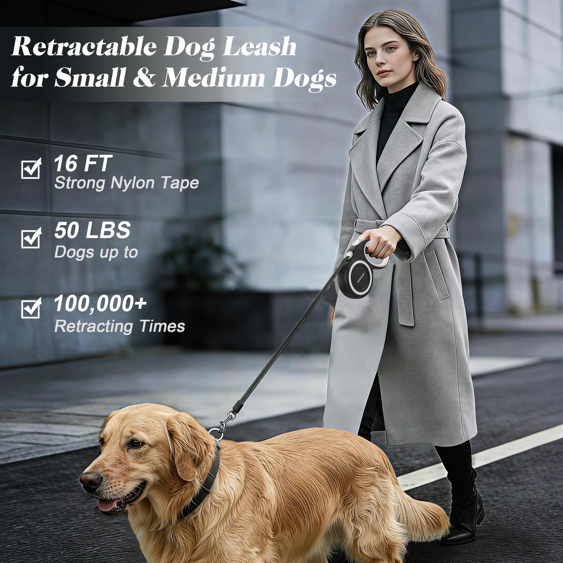 Retractable Dog Leash with Stainless Steel Anti. Chosen for real quality, fits naturally into