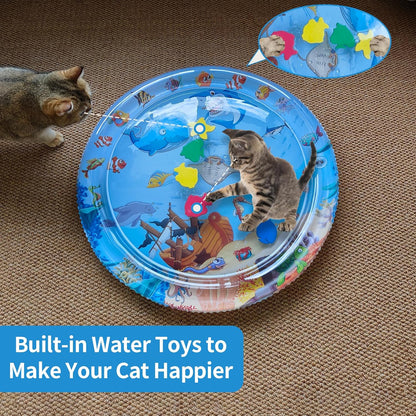 cat Cold pad, Portable Water-Filled cat and Dog, Interactive cat Toy, Suitable for All Kinds of Pets, Keeping Your Pets Cool in Summer