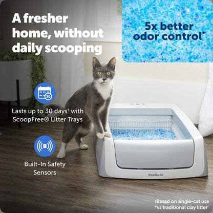 PetSafe ScoopFree Crystal Pro Legacy Self. Chosen for real quality, fits naturally into modern pet