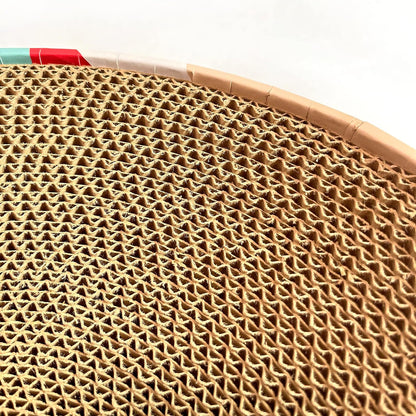 Cat Scratcher Lounge Bed - Lounge Couch for Indoor Cats Oval Shape 17"x13" Long Lasting Furniture