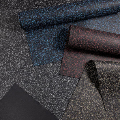 Playsafer Genaflex Rubber Gym Floor Mat, Heavy Duty Commercial Protective Gym Flooring Roll - 8mm Thick (10% Tan, 4' X 4')