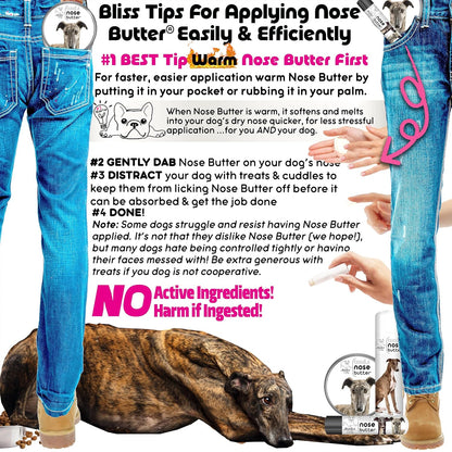 The Blissful Dog Greyhound Unscented Nose Butter - Dog Nose Butter, 4 Ounce
