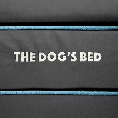 The Dog’s Bed Orthopedic Headrest Dog Bed XXXL Grey/Blue 64x44, Memory Foam, Pain Relief for Arthritis, Hip & Elbow Dysplasia, Post Surgery, Lameness, Veterinary Approved, Waterproof Washable Cover