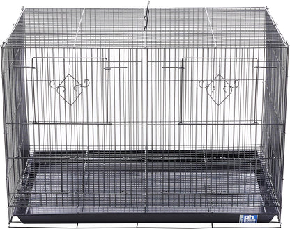 Prevue Hendryx SPF063 Divided Flight Cage, Black